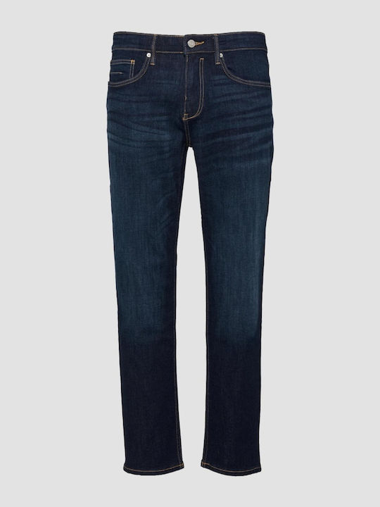 Nelio Pantaloni De Blugi Pentru Bărbați Slim Fit Albastru Marin Închis