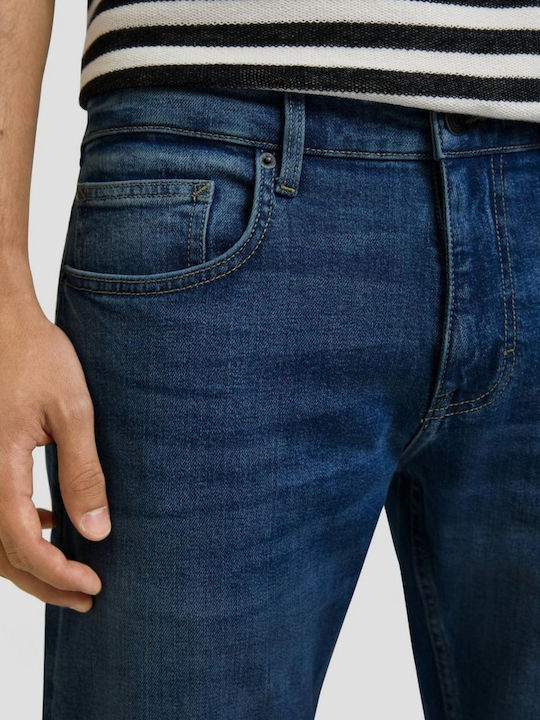 Rick Pantaloni De Blugi Pentru Bărbați Slim Fit Albastru Închis