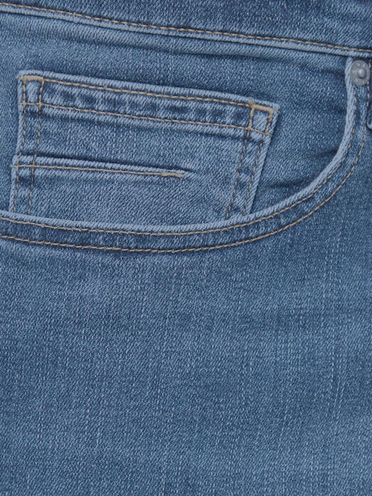 Nelio Pantaloni De Blugi Pentru Bărbați Elastic Slim Fit Albastru Închis