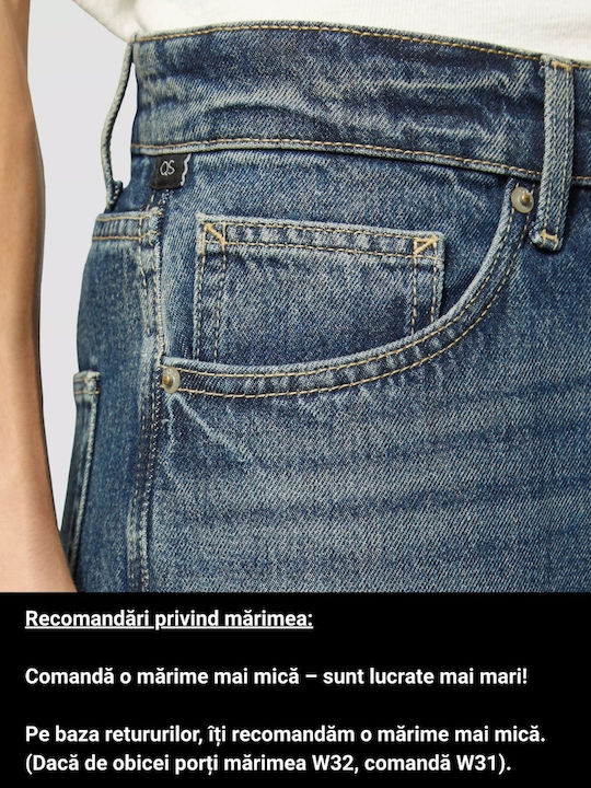 Ανδρικό Παντελόνι Τζιν με Regular Straight Εφαρμογή Blue