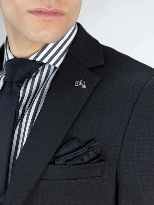 Men's Winter Suit Regular Fit Black