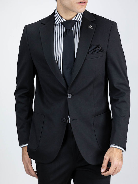 Men's Winter Suit Regular Fit Black
