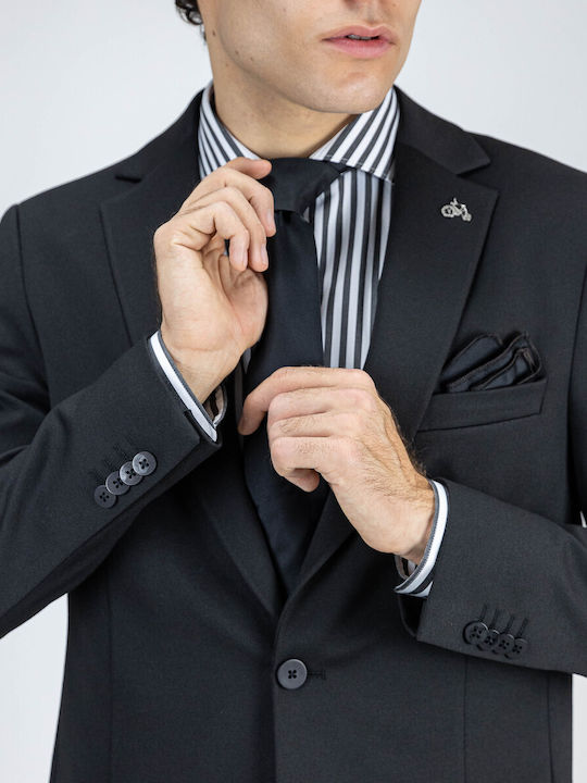Men's Winter Suit Regular Fit Black