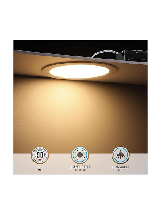 Lightplanet Spot Încorporat cu LED Integrat și Lumină Alb Natural 1buc
