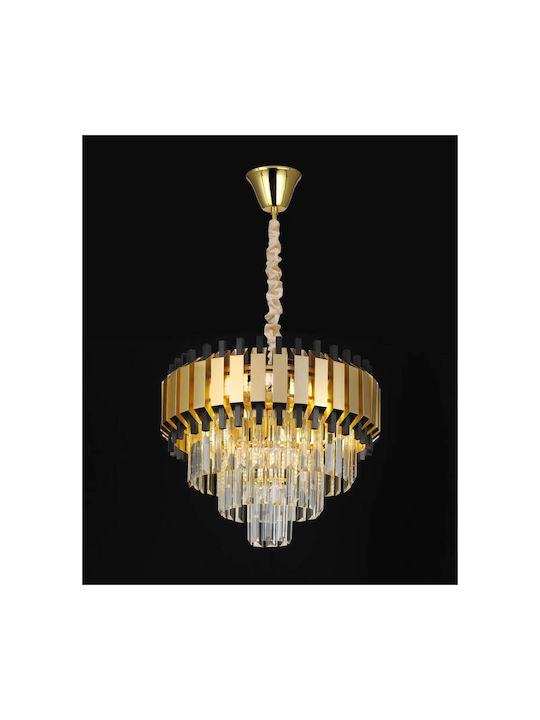 Lightplanet Candelabru cu Cristale Auriu 522/500