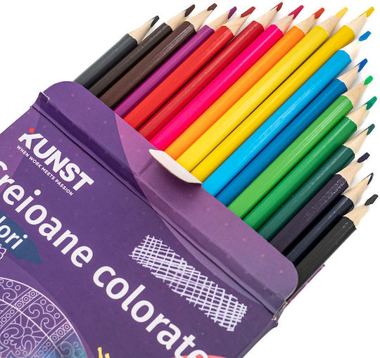 Set De Creioane Colorate Multicolore 18 Bucăți
