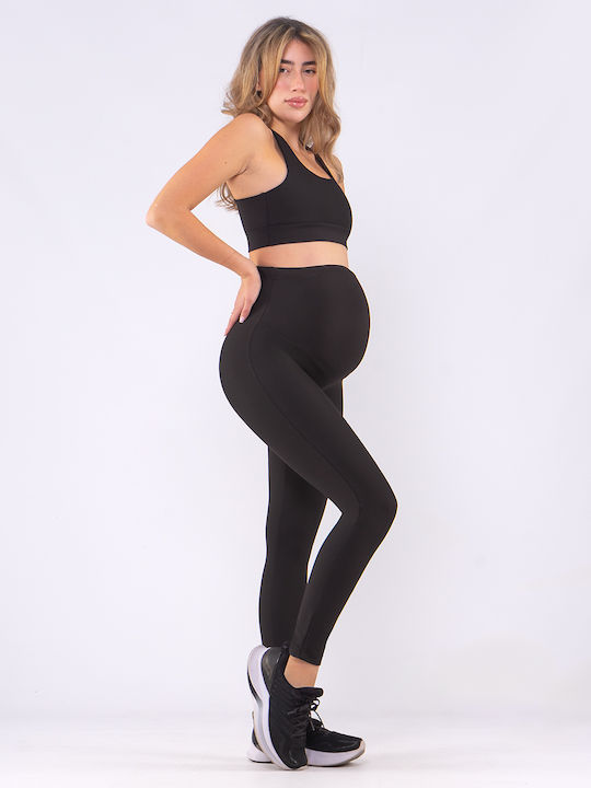 Elastic Maternity Leggings S965 Dream Black