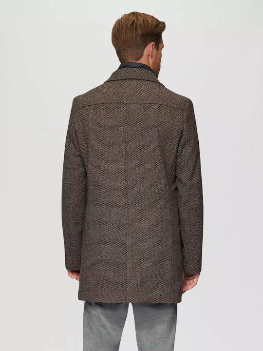 Ανδρικό Παλτό Dark Brown