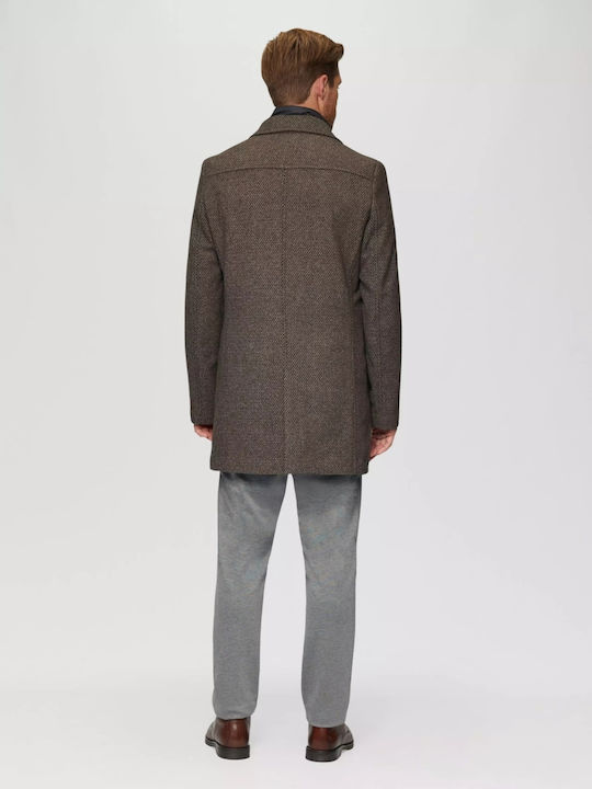 Ανδρικό Παλτό Dark Brown