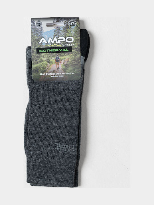 Ampo Socks Ανδρικές Κάλτσες Ανθρακί