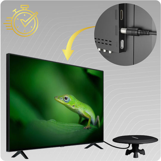 Berdsen Bd-955 Black Ultra Hd 4k Indoor Outdoor Tv Antenna