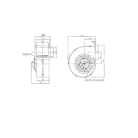 Engine Room Ventilator Right 12V FS 32.fν.3334212d