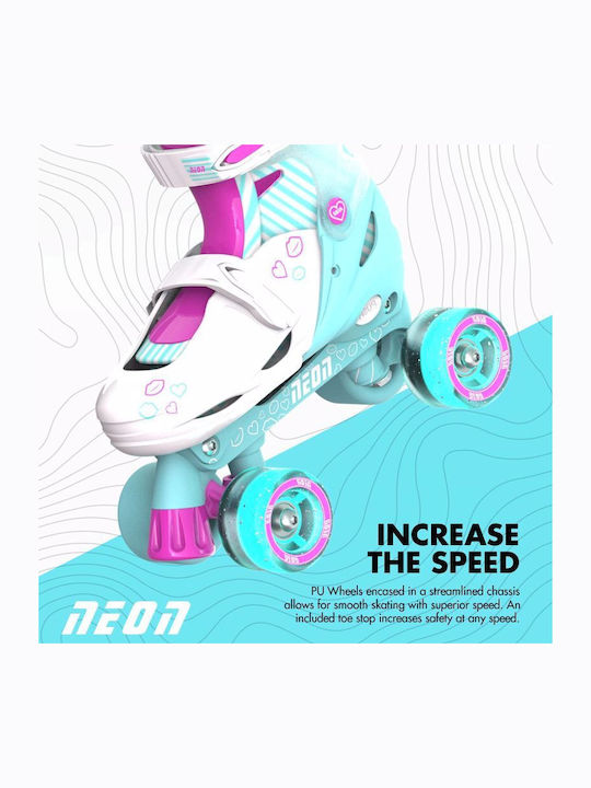 Y Volution Quad / Inline Αυξομειούμενα Rollers Ροζ Παιδικά