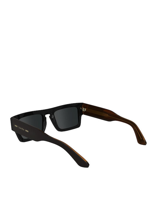 Calvin Klein Bărbătești Ochelari de soare cu Negru Cadru și Negru Lentilă CK24532S 001