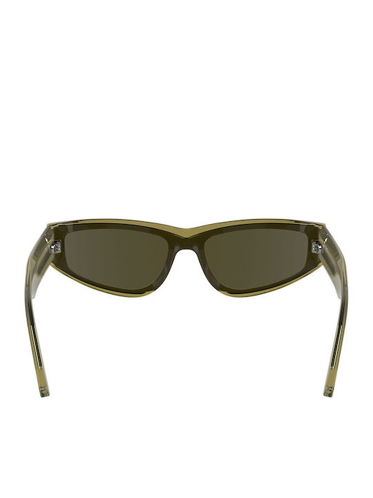 Calvin Klein Unisex Sunglasses with Green Plastic Frame and Green Lens CK24534S 278