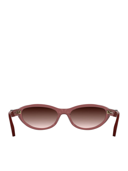 Calvin Klein Feminini Ochelari de soare cu Roz Cadru și Roșu Degrade Lentilă CKJ25618S 600