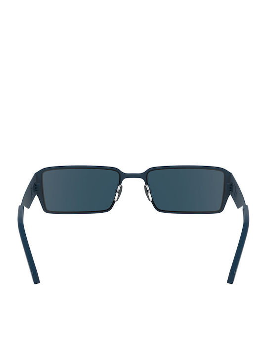 Calvin Klein Ochelari De Soare Pentru Bărbați Cu Ramă Metalică Albastru Marin Tortoise Și Lentile Albastre CKJ24206S 400