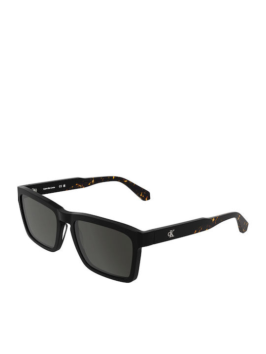 Calvin Klein Unisex Sunglasses with Black Plastic Frame and Black Lens CKJ25617S 001