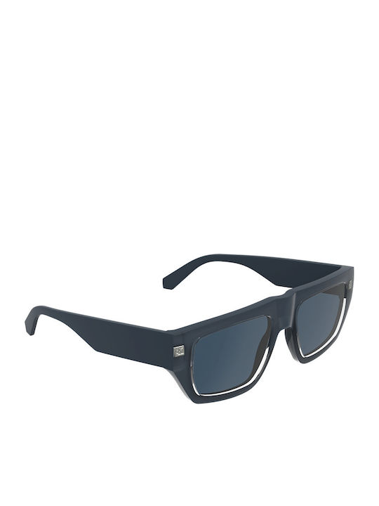Calvin Klein Unisex Ochelari de soare cu Albastru marin Cadru și Albastru Lentilă CKJ25619S 400