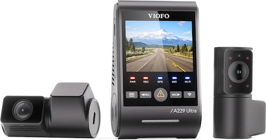 Viofo A229 Ultra 3 Set Camera DVR Auto 4K pentru Bord & Camera de Marsarier