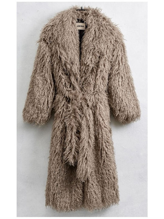 Дамска кожухарка Beige
