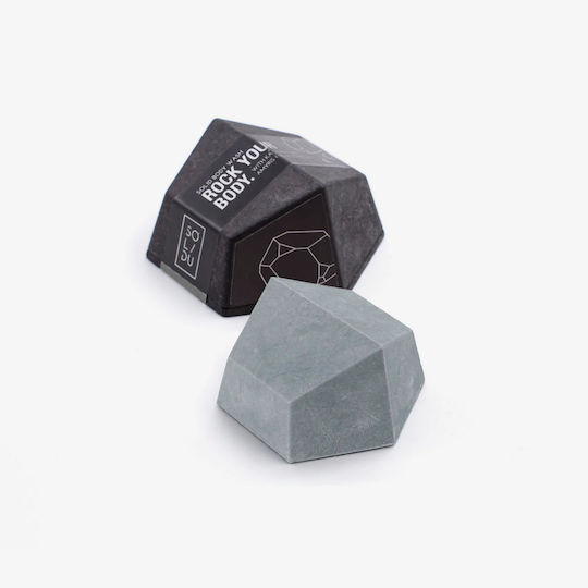 Solid Body Soap Kaolin Clay Sage Olive Oil 70g Solidu