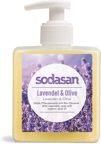 Liquid Soap Lavender Olive Bio Shower Gel 300ml Sodasan