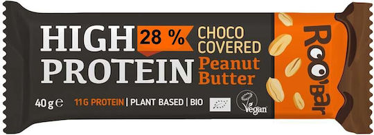 RooBar Riegel mit 28% Protein & Geschmack Peanut Cream 40gr