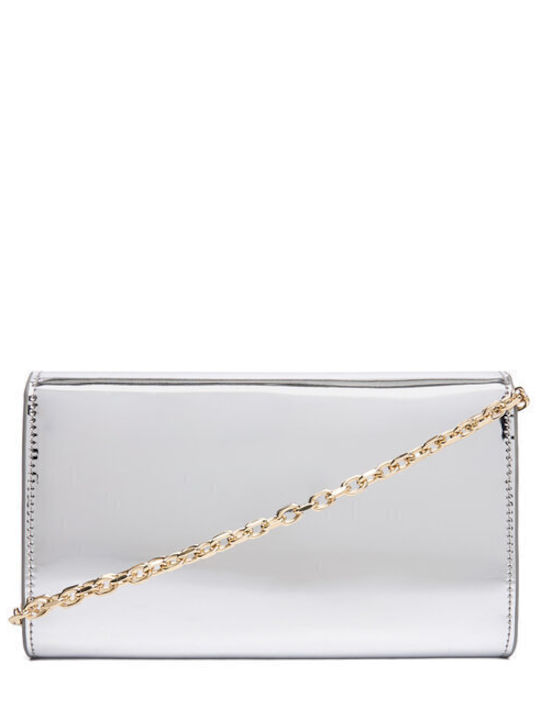 Tommy Leder Damentasche Schultertasche Silber