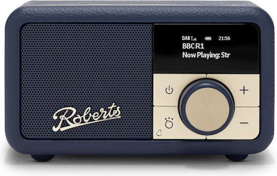 Roberts Revival Petite 2 Φορητό Ραδιόφωνο Επαναφορτιζόμενο DAB+ με Bluetooth Midnight Blue