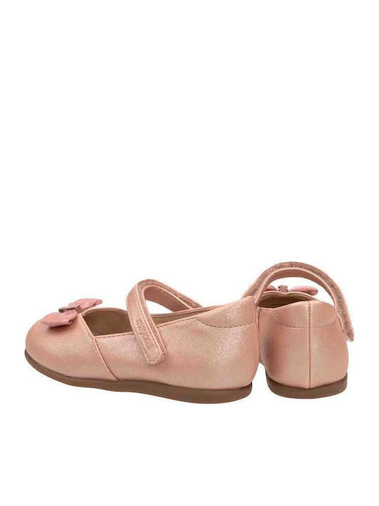 Παιδικές Μπαλαρίνες mit Bügel- und Schleifenverschluss Synthetisches Leder Rosa