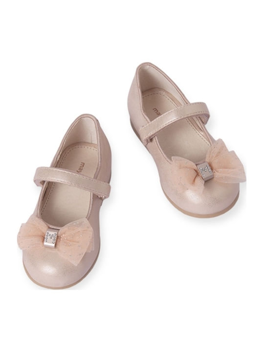 Kids Anatomic Ballerinas Ballet flat with Hoop & Loop Closure Pink