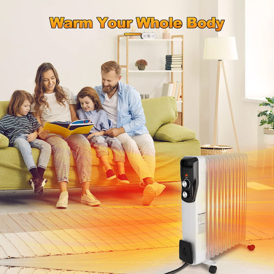 Маслен радиатор с 11 ребра 2500W