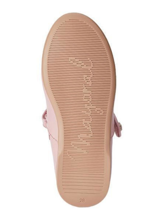 Kids Ballerinas with Hoop & Loop Closure Pink