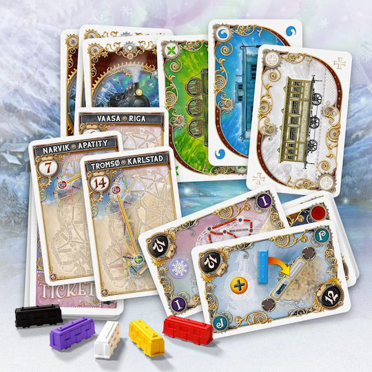 Настолна игра Ticket to Ride: Northern Lights за 2-5 играчи 8+ години (EN) Days of Wonder