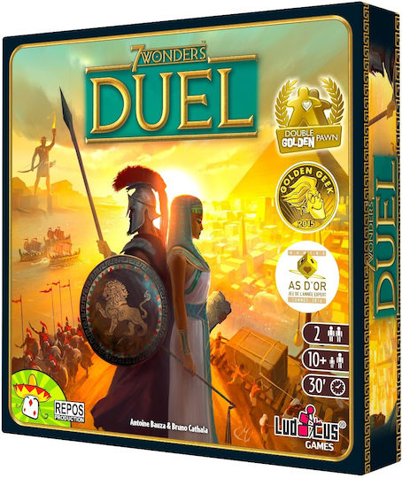 Joc de Societate 7 Wonders Duel pentru 2 Jucători 10+ Ani Asmodee