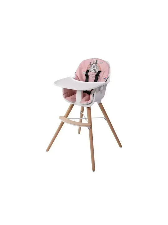 Nania Minnie Scaun Înalt De Masă Bebe Alb