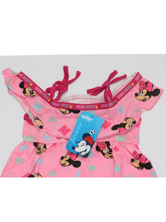Minnie Kinderkleid Ärmellos Rosa