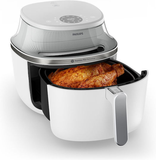 Philips Heißluftfritteuse 6.2Es Weiß NA331/10
