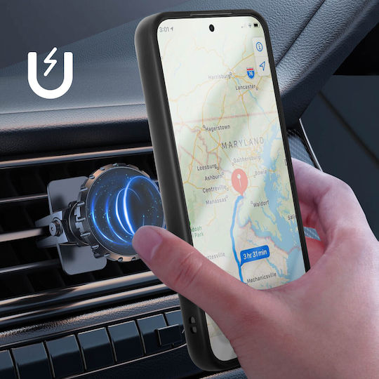 Avizar Handyhülle Xiaomi 15t Ringhalter Magnetische Befestigung Schwarz