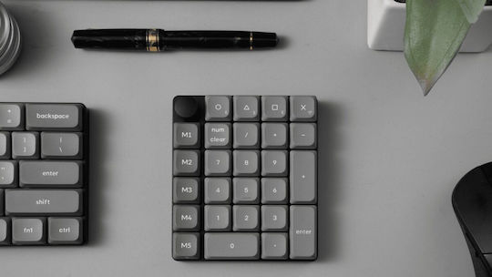 Keychron K0 Max K0M-H1 Безжична Bluetooth Цифрова Клавиатура Съвместима с Mac