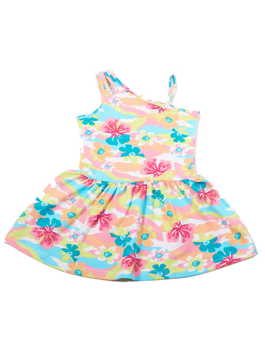 Kinderkleid Ärmellos Multicolour