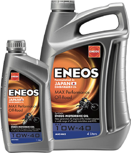 Eneos Max 4Τ Performance Motorradöl für Viertaktmotoren 10W-40 1Es