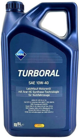 Aral Turboral Синтетичен Масло за Автомобили 10W-40 5лт