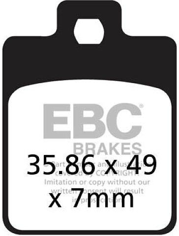 EBC Motorcycle Brake Pads Rear for Piaggio NRG