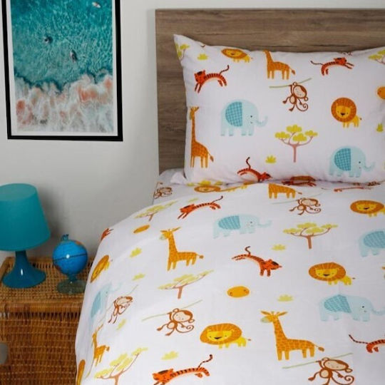 Sunshine Feelings 40 Kids Duvet Cover Single Cotton Sunshine 170x250cm