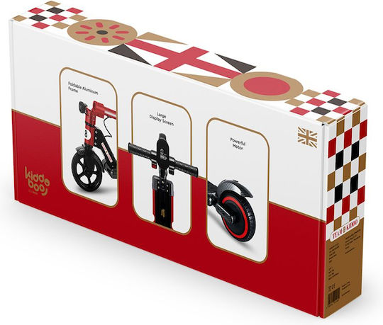 Kiddoboo Kinderroller Klappbar 2-Rad Rot