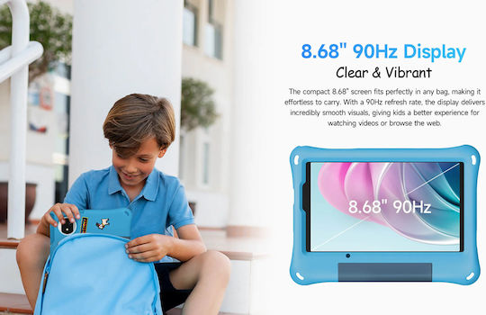 Ulefone Tab A9 Pro Kids 4G 8.68" (4GB/128GB) Μπλε