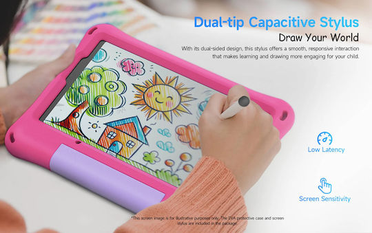 Ulefone Tab A9 Pro Kids 4G 8.68" (4GB/128GB) Ροζ