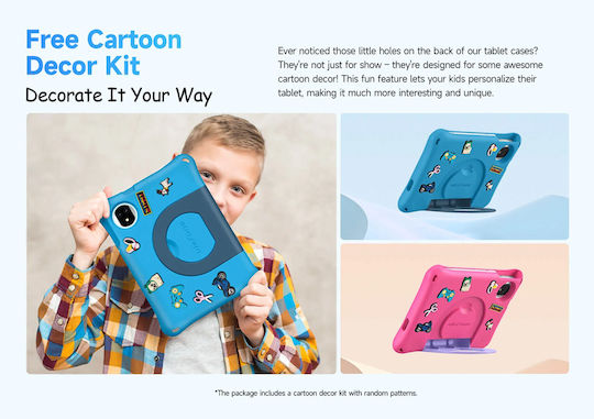 Ulefone Tab A9 Pro Kids 4G 8.68" (4GB/128GB) Ροζ